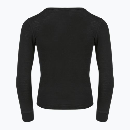 Bluza termoaktywna dziecięca WOOLCANO termoaktywna 100% MERINO TOP00947 czarny