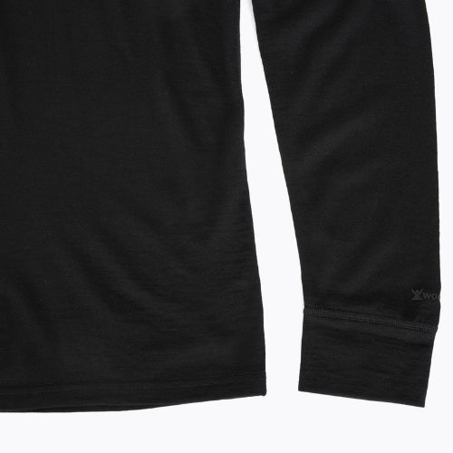 Bluza termoaktywna dziecięca WOOLCANO termoaktywna 100% MERINO TOP00947 czarny