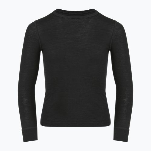 Bluza termoaktywna dziecięca WOOLCANO termoaktywna 100% MERINO TOP00947 czarny