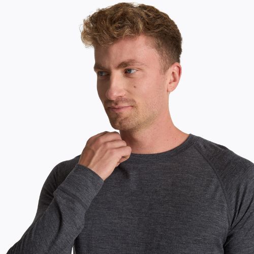 Bluza termoaktywna męska 100% WOOLCANO MERINO TOP0538 szary