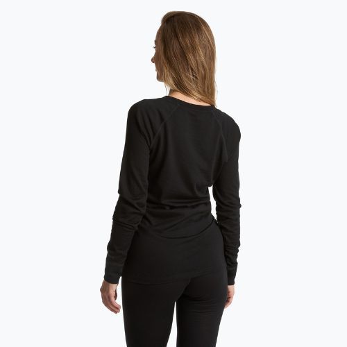 Bluza termoaktywna damska WOOLCANO 100% Merino TOP0541 czarny