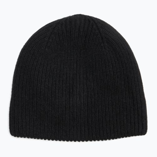 Czapka zimowa dziecięca WOOLCANO Merino 100% HAT0440 czarny
