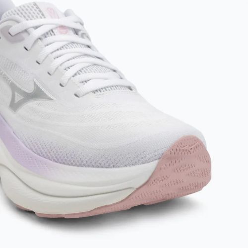Buty do biegania damskie Mizuno Wave Sky 9 white/silver/orchid petal