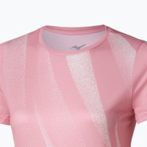 Koszulka do biegania damska Mizuno Core Graphic Tee bleached mauve
