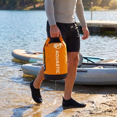 Worek wodoszczelny AQUASTIC Dry Bag 20 l Nylon/TPU pomarańczowy