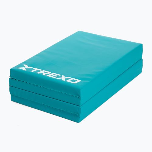 Materac gimnastyczny XTREXO składany 195 x 80 x 5 cm zielony