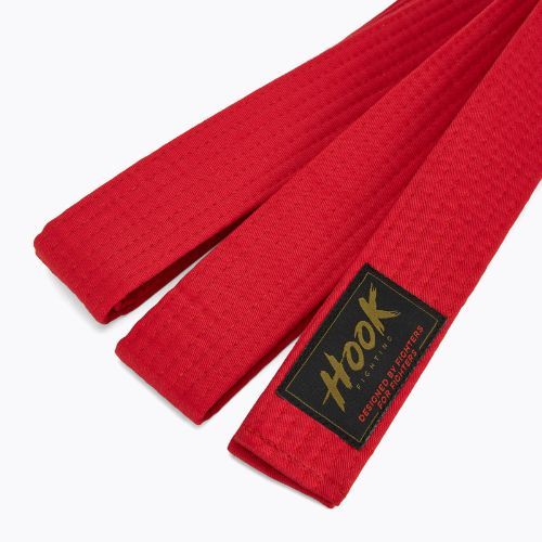 Pas do kimona HOOK FIGHTING 320 cm czerwony
