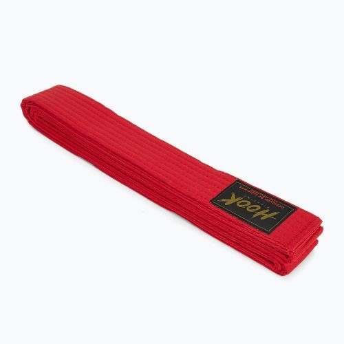 Pas do kimona HOOK FIGHTING 280 cm czerwony