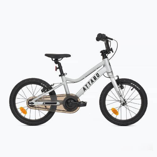 Rower dziecięcy ATTABO EASE 16" 7,3 kg srebrny