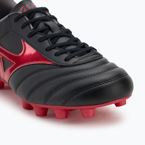 Buty piłkarskie Mizuno Morelia II Club FG black/morelia 40th red/black sand