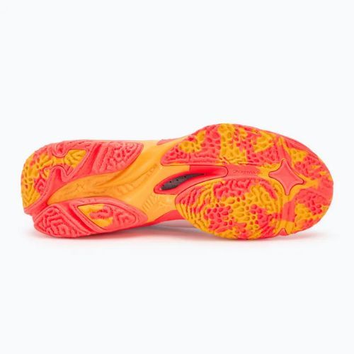 Buty do siatkówki Mizuno Wave Lightning Z8 white/fiery coral 2/citrus
