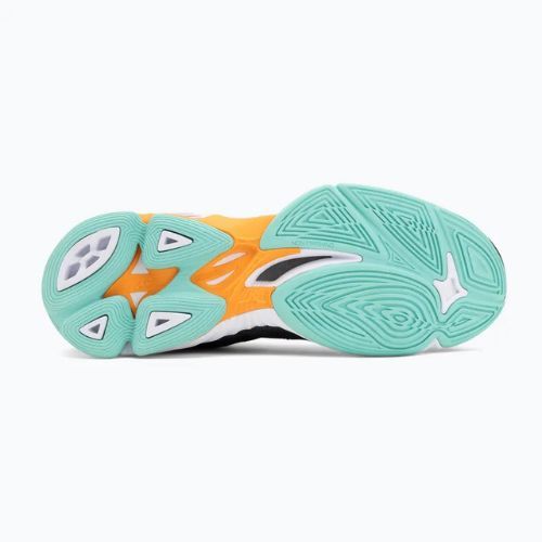 Buty do siatkówki Mizuno Wave Voltage 2 black/tangelo/ice green