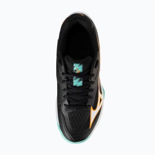 Buty do siatkówki dziecięce Mizuno Lightning Star Z7 black/tangelo/ice green