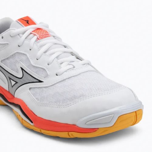 Buty do piłki ręcznej Mizuno Wave Phantom 3 white/fiery coral 2/citrus