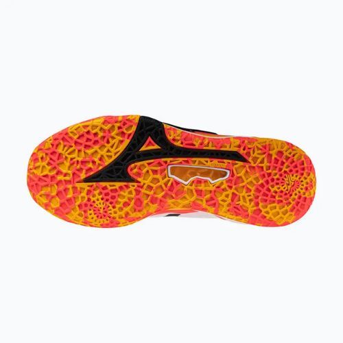 Buty do piłki ręcznej Mizuno Wave Stealth Neo 2 white/flery coral 2/citrus