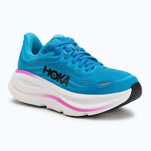 Buty do biegania damskie HOKA Bondi 9 skyward blue/neon fuchsia