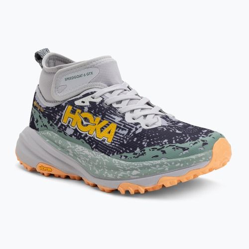 Buty do biegania damskie HOKA Speedgoat 6 MID GTX asteroid/cosmic grey