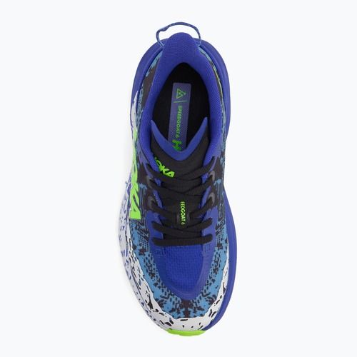 Buty do biegania dziecięce HOKA Speedgoat 6 night sky/neon lime
