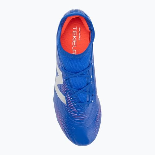 Buty do piłki nożnej dziecięce New Balance Tekela Team Low JR FG blue