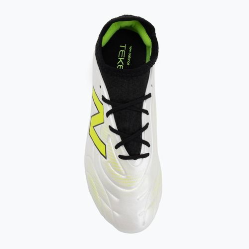 Buty do piłki nożnej dziecięce New Balance Tekela Team Low JR FG white