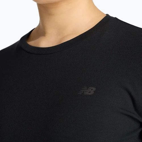Longsleeve damski New Balance Micro-Rib black