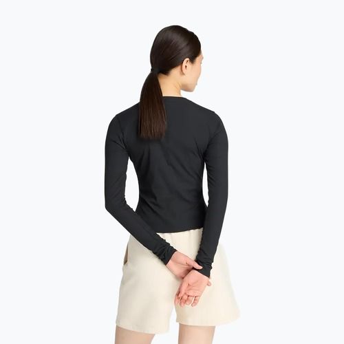 Longsleeve damski New Balance Micro-Rib black