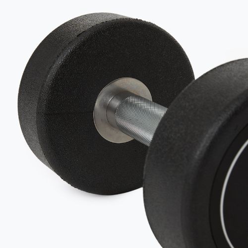 Hantel żeliwny gumowany XTREXO Pro 10 kg czarny