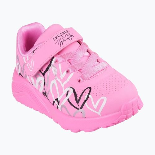 Buty dziecięce SKECHERS Uno Lite Love Levitate 314078N hot pink/multi