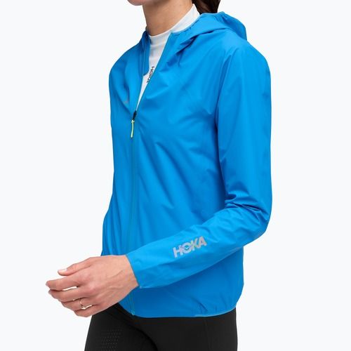 Kurtka do biegania damska HOKA Skybreeze Waterproof GTX hoka blue