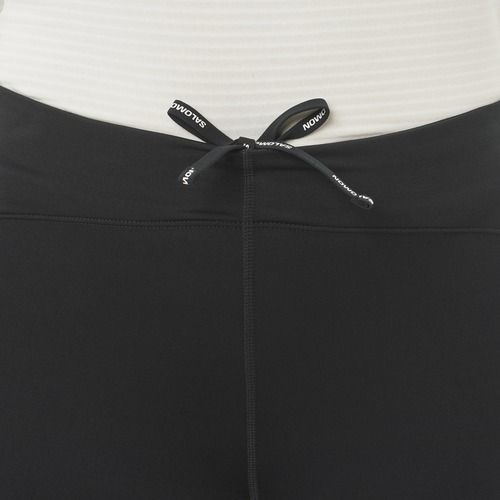 Legginsy do biegania damskie Salomon Shakeout Core Warm deep black