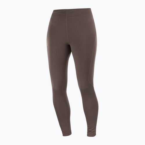 Legginsy do biegania damskie Salomon SHAKEout Core 28" coffee bean