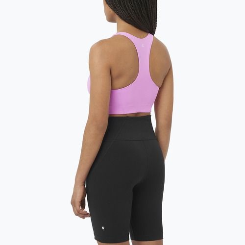 Biustonosz treningowy Salomon Shakeout Core cyclamen