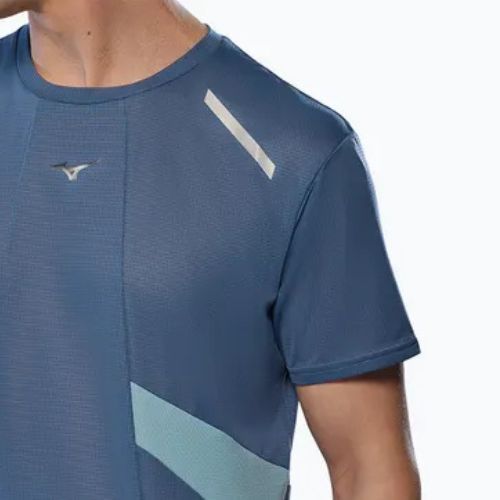 Koszulka do biegania męska Mizuno DryAeroFlow Tee vintage indigo