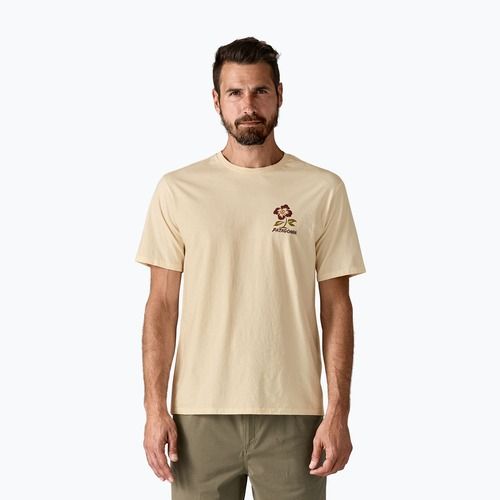 Koszulka męska Patagonia Balance Organic peace seeds/undyed natural