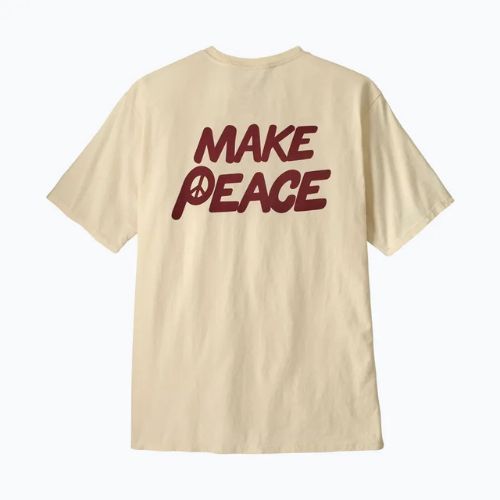 Koszulka męska Patagonia Balance Organic peace seeds/undyed natural