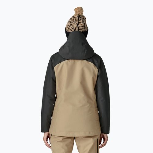 Kurtka narciarska damska Patagonia Insulated Powder Town oar tan