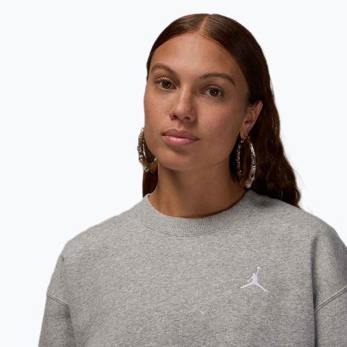 Bluza damska Jordan Brooklyn Fleece dark grey heather/white