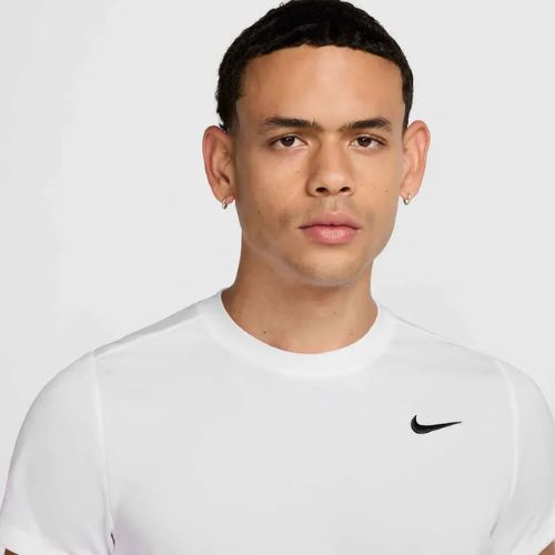 Koszulka tenisowa męska Nike Court Dri-Fit Victory white/black