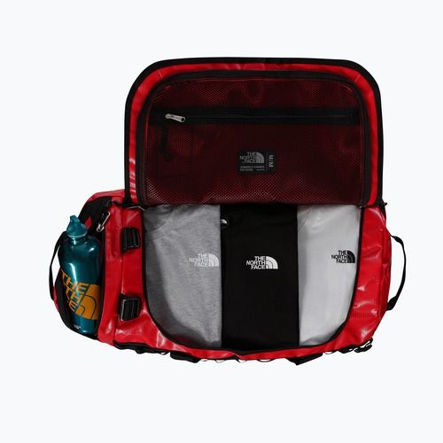Torba podróżna The North Face Base Camp Duffel M 71 l red/black