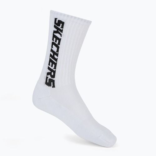 Skarpety męskie SKECHERS 1/2 Terry Crew 3 pary white/black