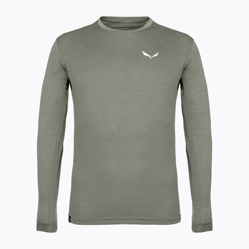 Longsleeve męski Salewa Puez Melange Dry faded green melange