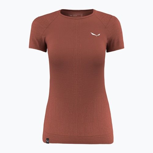 Koszulka trekkingowa damska Salewa Zebru Medium Warm Amr etruscan red