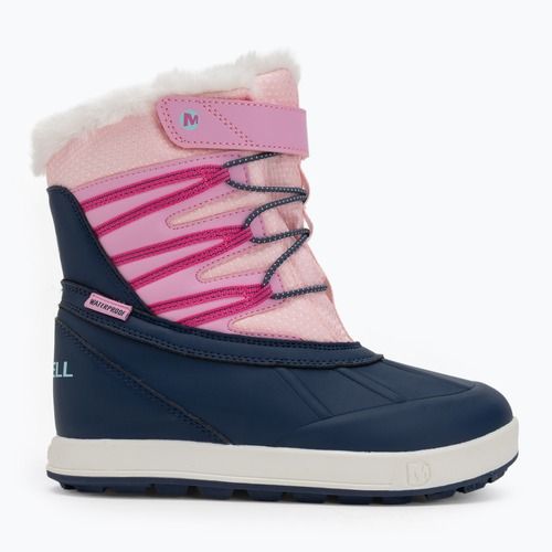 Śniegowce dziecięce Merrell Snow Bank 5.0 WP navy/pink