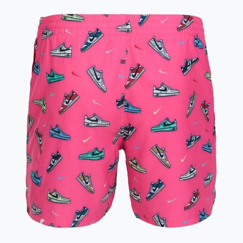 Szorty kąpielowe męskie Nike Multi Print 5" Volley pinksicle