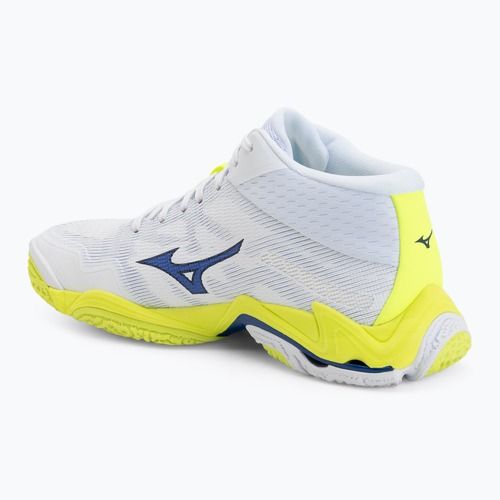 Buty do siatkówki Mizuno Wave Lightning Elite Mid white/lighting yellow/dazzling blue