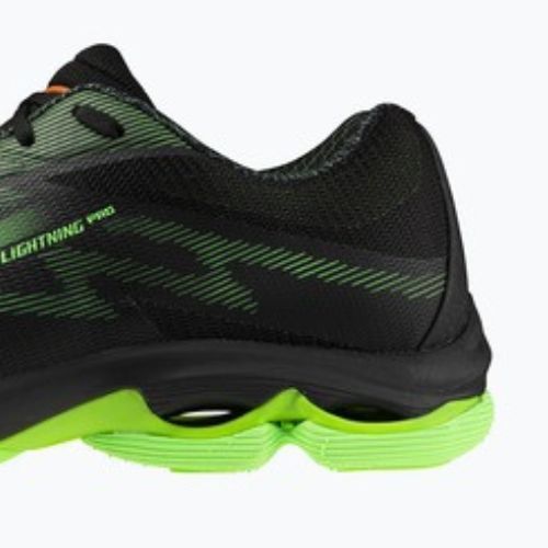 Buty do siatkówki Mizuno Wave Lightning Pro black/gloving apple/mandarin orange