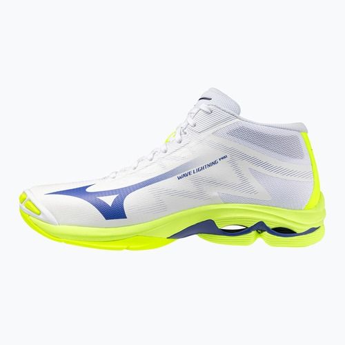 Buty do siatkówki Mizuno Wave Lightning Pro Mid white/lighting yellow/dazzling blue