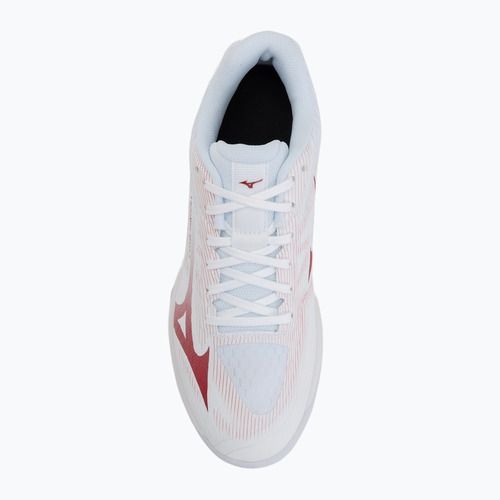 Buty do siatkówki damskie Mizuno Lightning Select white/rose elegance/lava falls