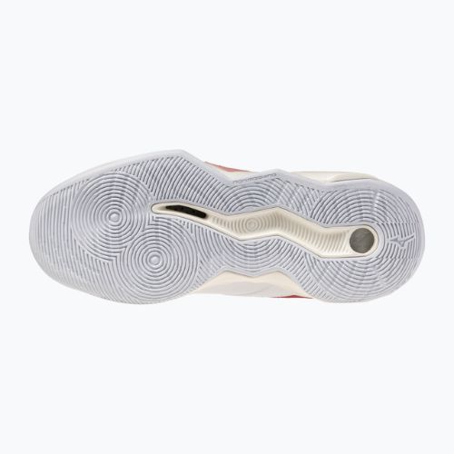 Buty do siatkówki damskie Mizuno Wave Momentum Pro Mid white/rose elegance/lava falls