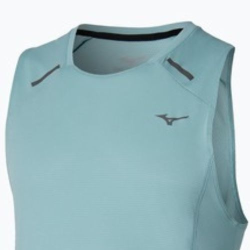 Koszulka do biegania męska Mizuno Active DryAeroFlow Tank Top aquifer